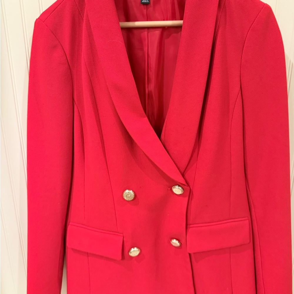 INC International Concepts Bold Red Blazer